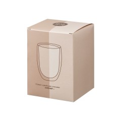 Стакан с двойными стенками, белый внутри