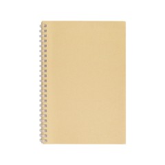 Блокнот на мягкой спирали А5 "Sahara", 60 листов 70 гр/м2, натуральный