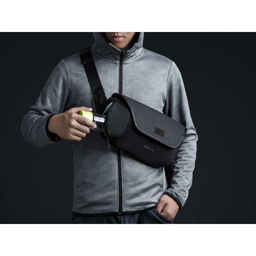 Антикражная сумка на пояс Clickpack, черный