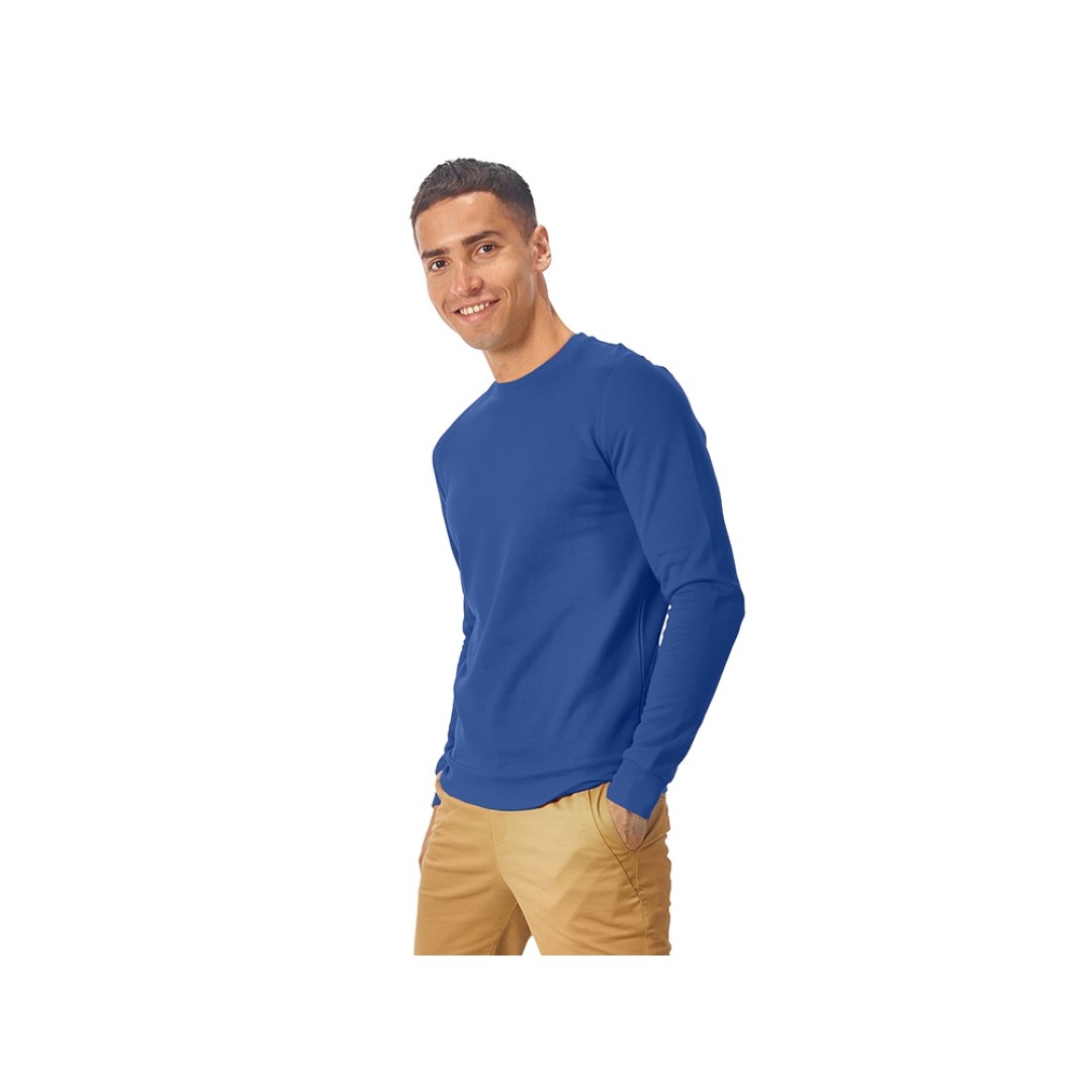 Свитшот "Motion" унисекс с начесом, классический синий