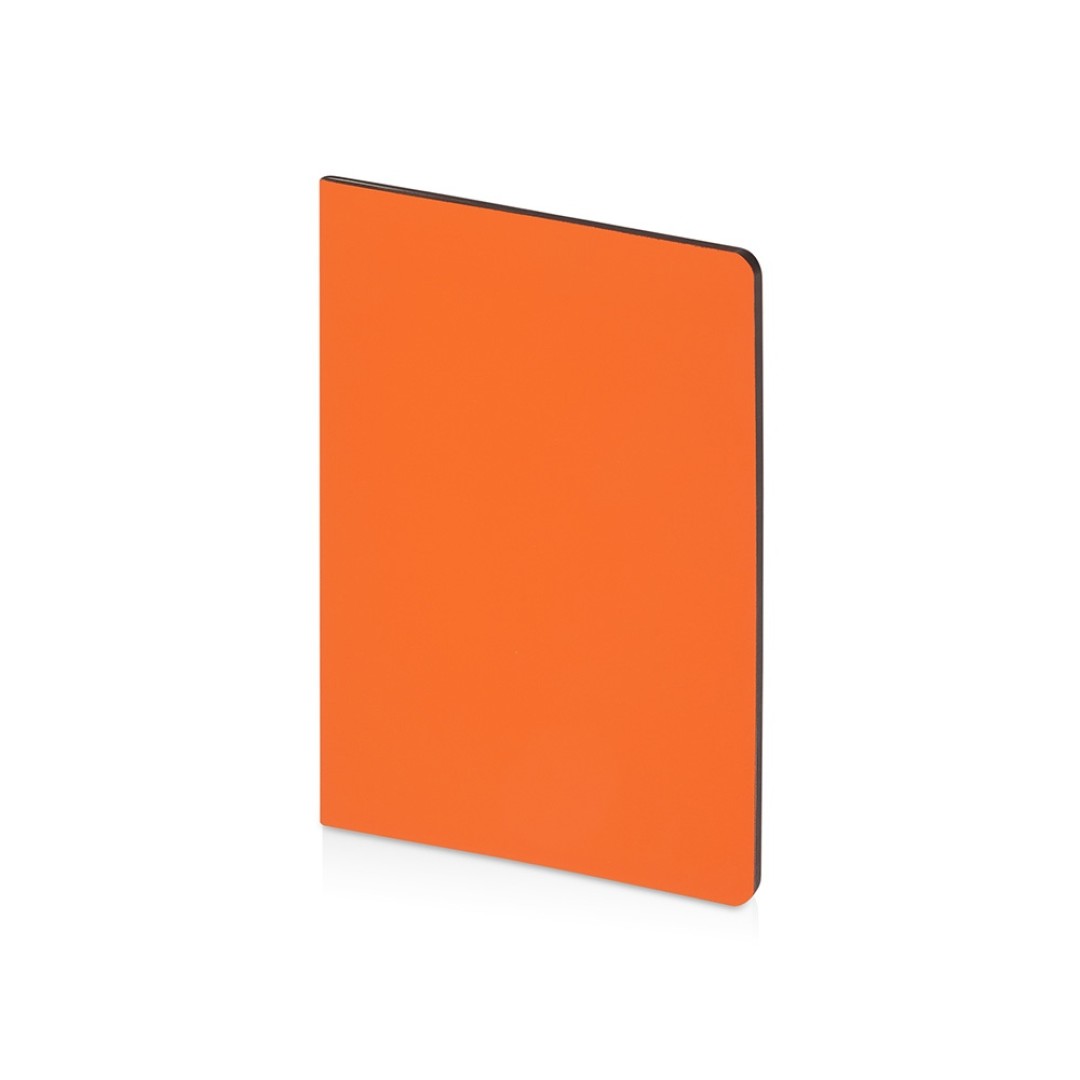Бизнес-тетрадь А5 "Pragmatic Contrast", 40 листов в клетку, оранжевый с темно-серым срезом