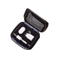 Набор для путешествий с наушниками, адаптером и универсальным кабелем «Take me», черный, белый