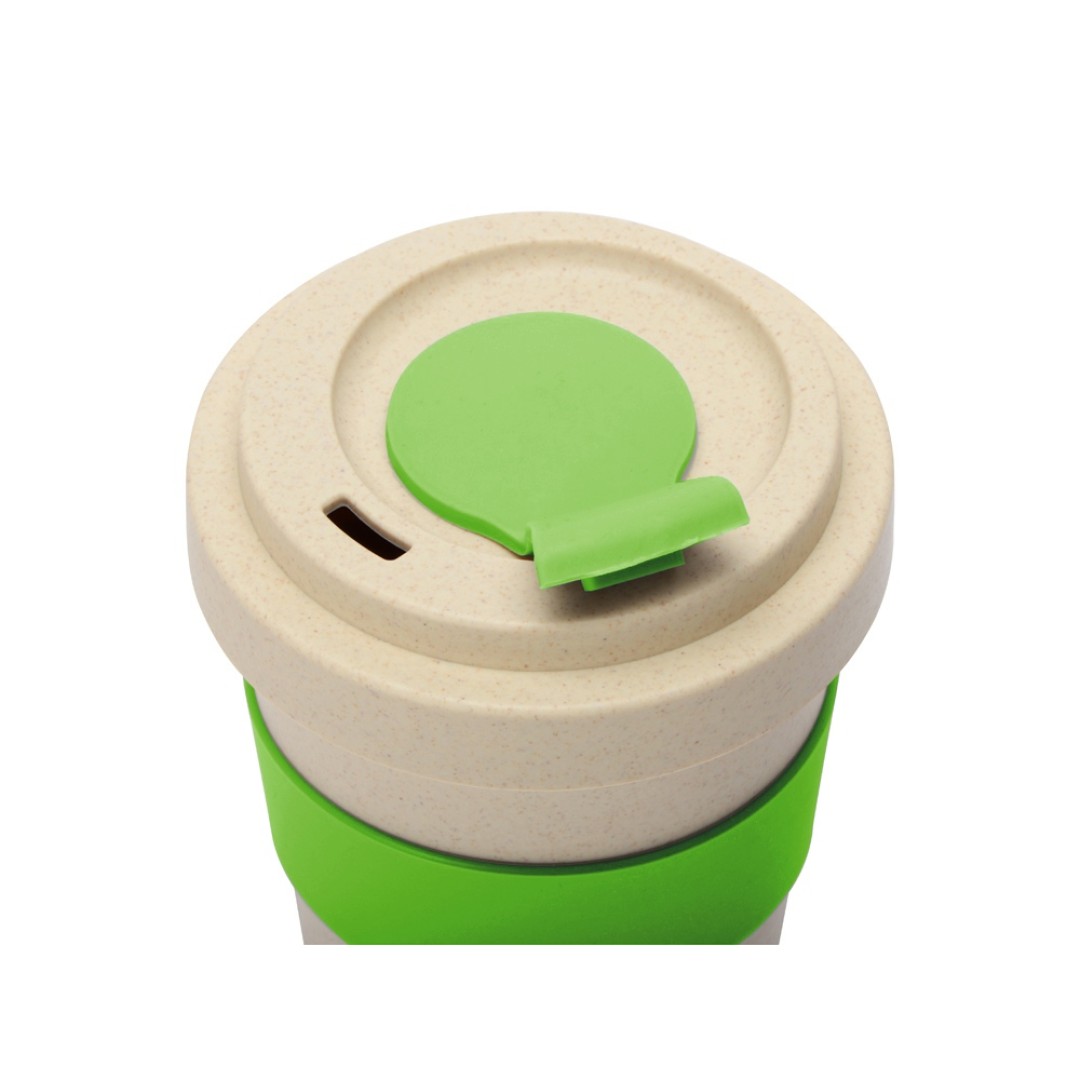 Стакан из пшеничного волокна «Flava», зеленое яблоко