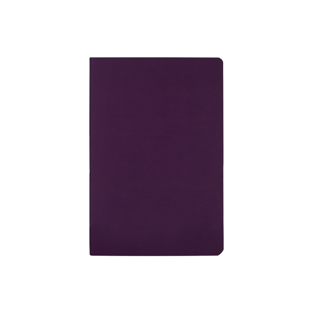 Бизнес тетрадь А5 "Megapolis flex" 60 л. soft touch клетка, фиолетовый