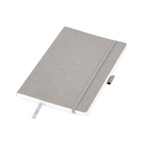 Блокнот из моющегося крафта и каменной бумаги А5 "Fleekstone", гибкая обложка, серый (Р)