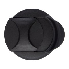 Фарфоровая кружка Pereira с бамбуковой внешней стенкой объемом 320 мл, черный глянцевый