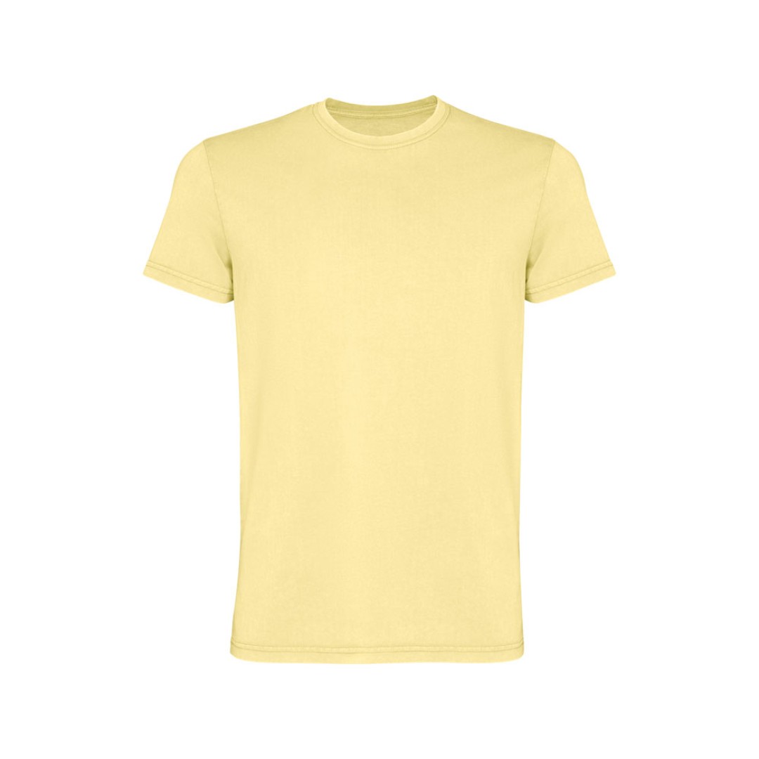 Футболка «Corgi» мужская, солнечно-желтый выстиранный WASHED