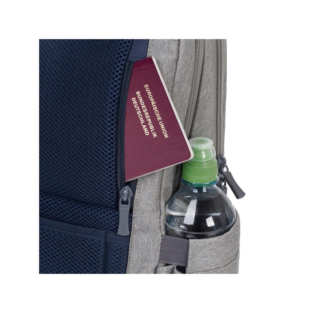 RIVACASE 7760 grey ECO рюкзак для ноутбука 15.6"