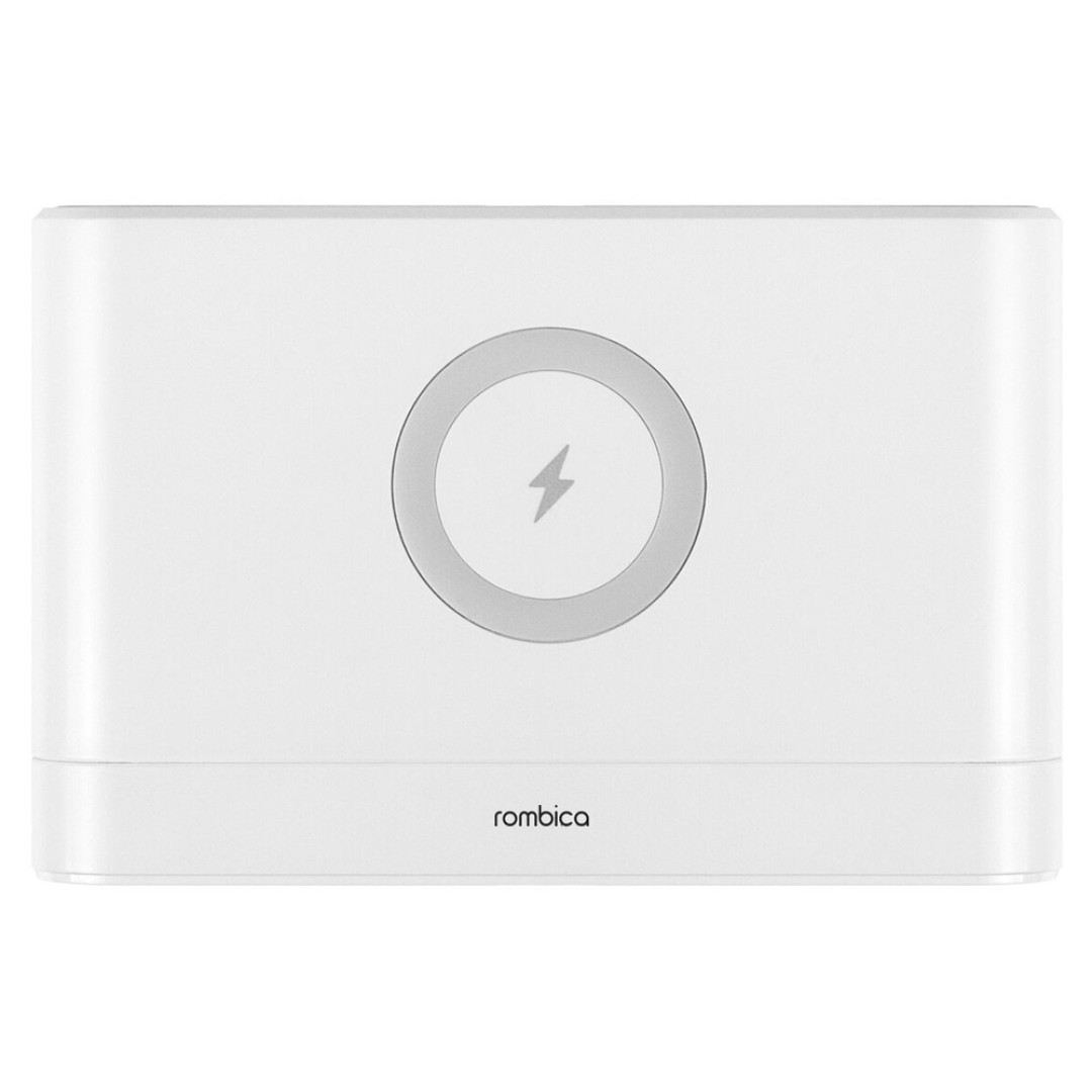Часы с беспроводным зарядным устройством Rombica Timebox 1, белый