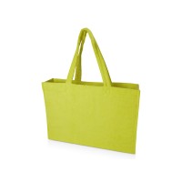 Пляжная эко-сумка Siam объемом 13 л из переработанной махровой ткани, сертифицированной GRS - Лайм