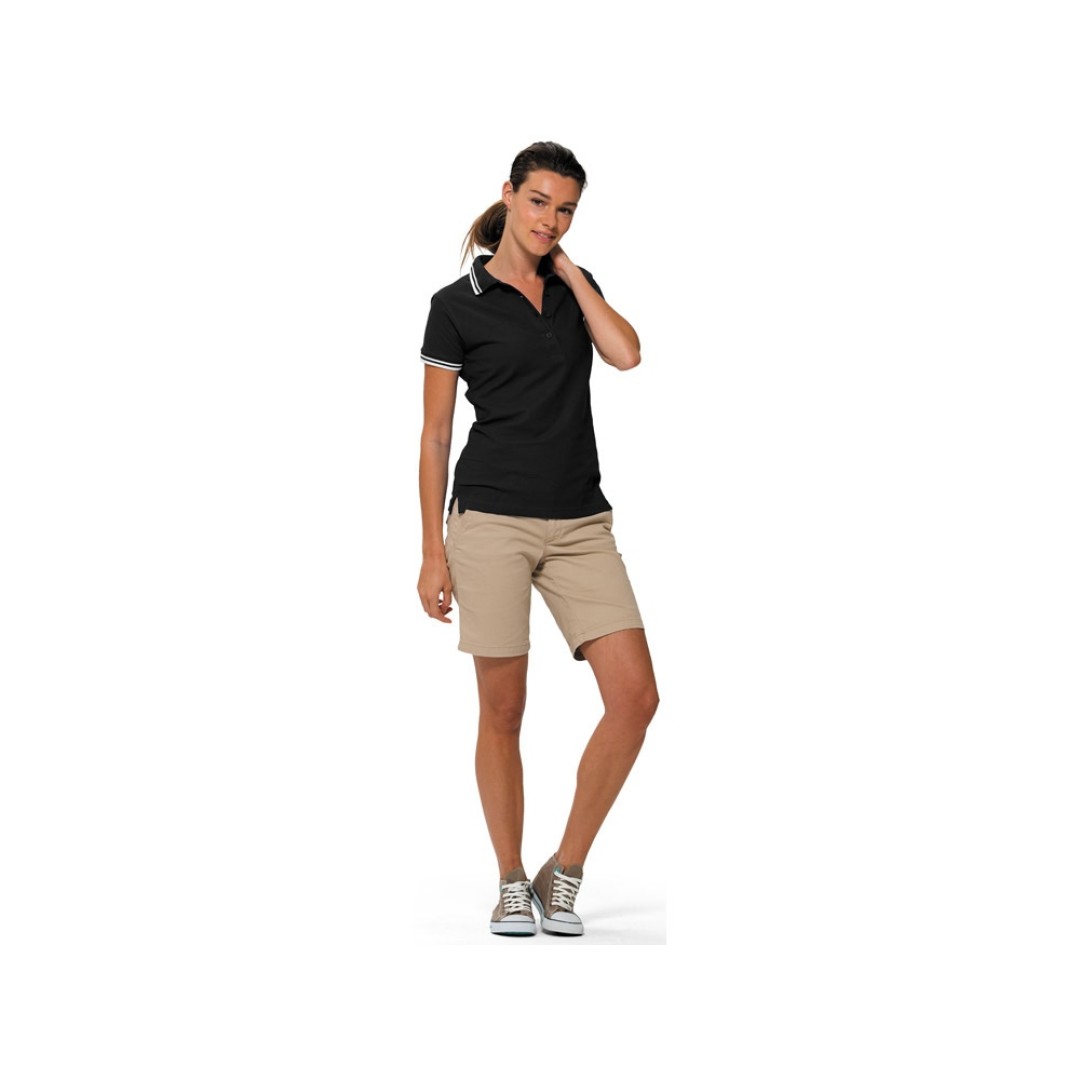 Рубашка поло "Erie" женская, черный