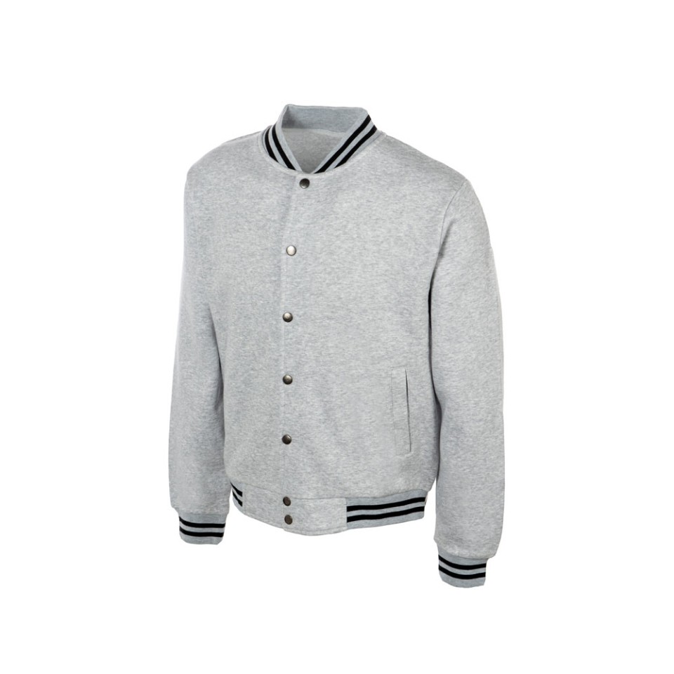Бомбер «Oxford», серый меланж, унисекс