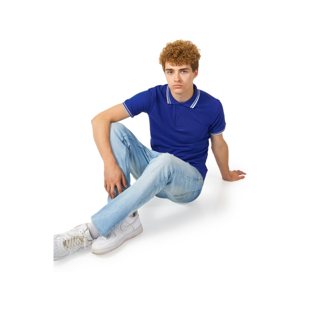 Рубашка поло "Erie" мужская, кл. синий