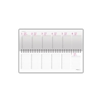 Планинг ГР. датированный «Sidney Nebraska» 2026, бордовый