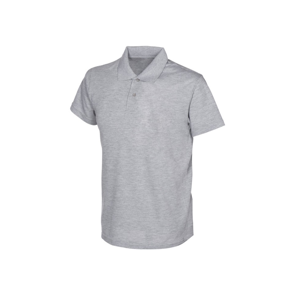 Рубашка поло "First 2.0" мужская, серый меланж