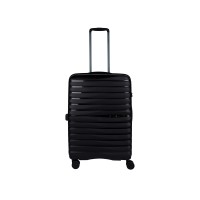 Чемодан Eberhart Dune средний М полипропилен черный 46D-009-424