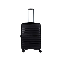 Чемодан Eberhart Dune средний М полипропилен черный 46D-009-424