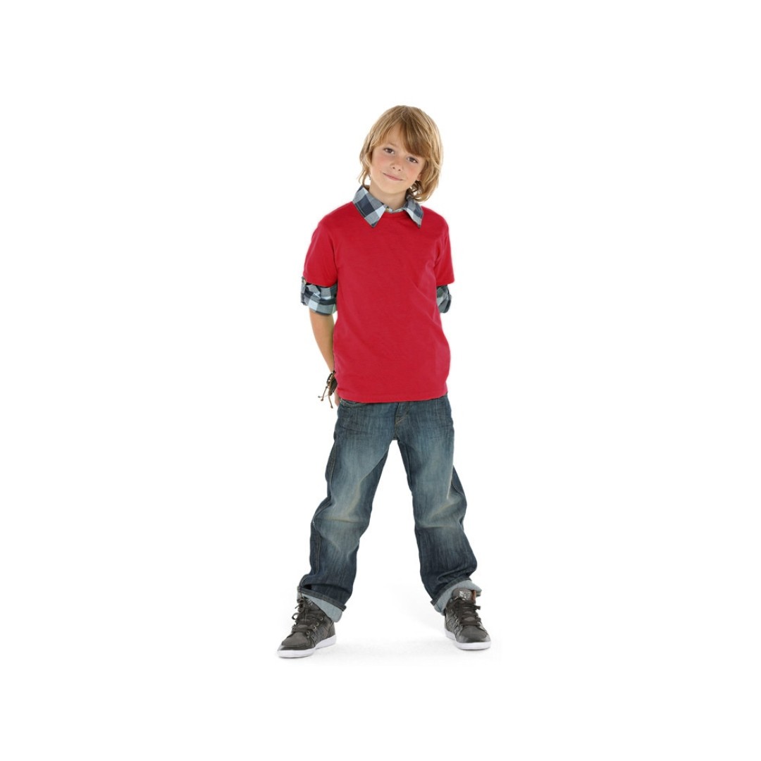 Футболка "Heavy Super Club" детская, брусничный