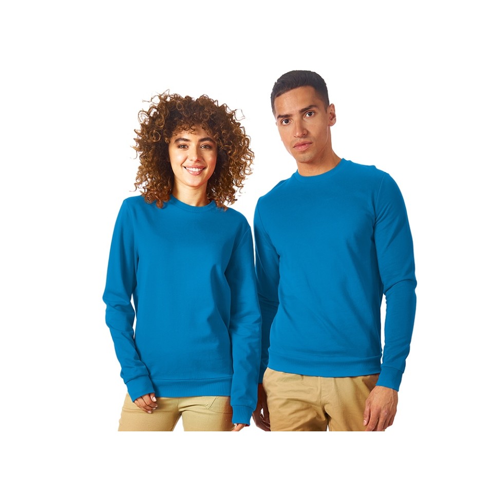 Свитшот "Motion" унисекс с начесом, голубой