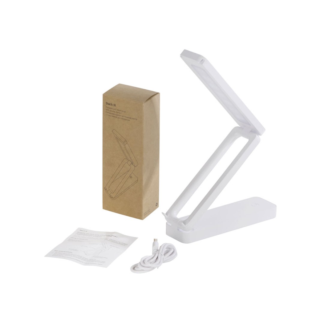 Складывающаяся настольная LED лампа "Stack N", 3 Вт, белый (Р)
