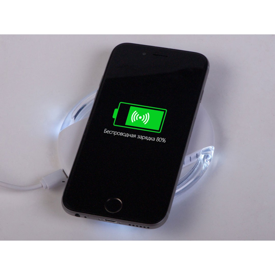 Беспроводное зарядное устройство "Cos", 5 Вт, белый