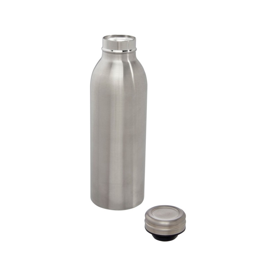 Бутылка Riti объемом 500 мл с медной обшивкой и вакуумной изоляцией , серебристый