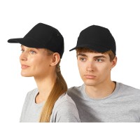 Бейсболка "New York" 5-ти панельная, черный (Р)