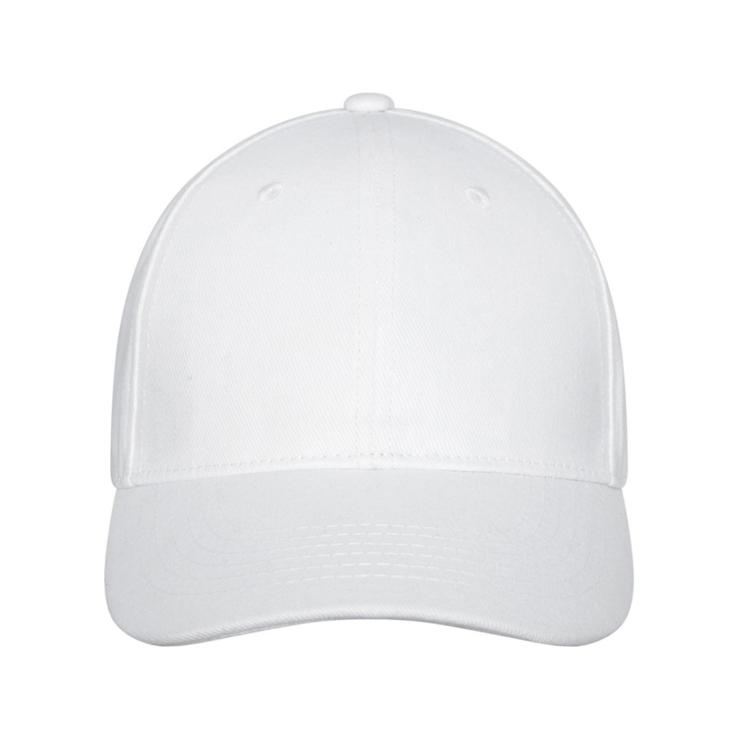 Бейсболка Davis, 6 панелей, белый