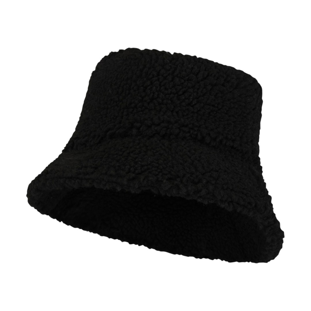 Панама "Baru"  из шерпа - Сплошной черный