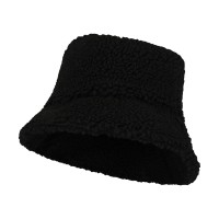 Панама "Baru"  из шерпа - Сплошной черный