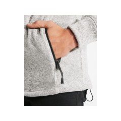 Толстовка на молнии "Everest", меланжевый белый