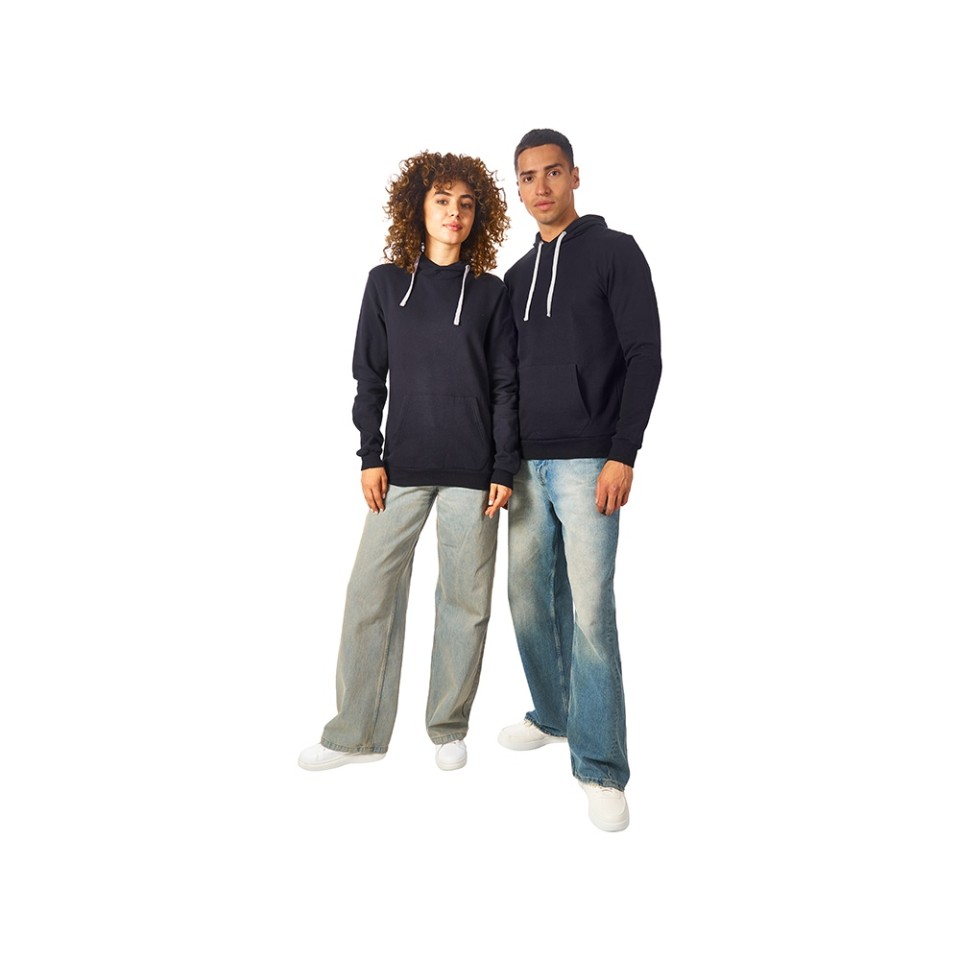 Толстовка унисекс "Stream" с капюшоном, черный