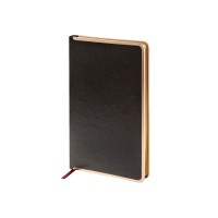 Ежедневник А5 недатированный «Chelsea», серый (золотистый кант и срез)