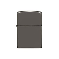 Зажигалка ZIPPO Classic с покрытием Black Ice, латунь/сталь, чёрная, глянцевая, 38x13x57 мм