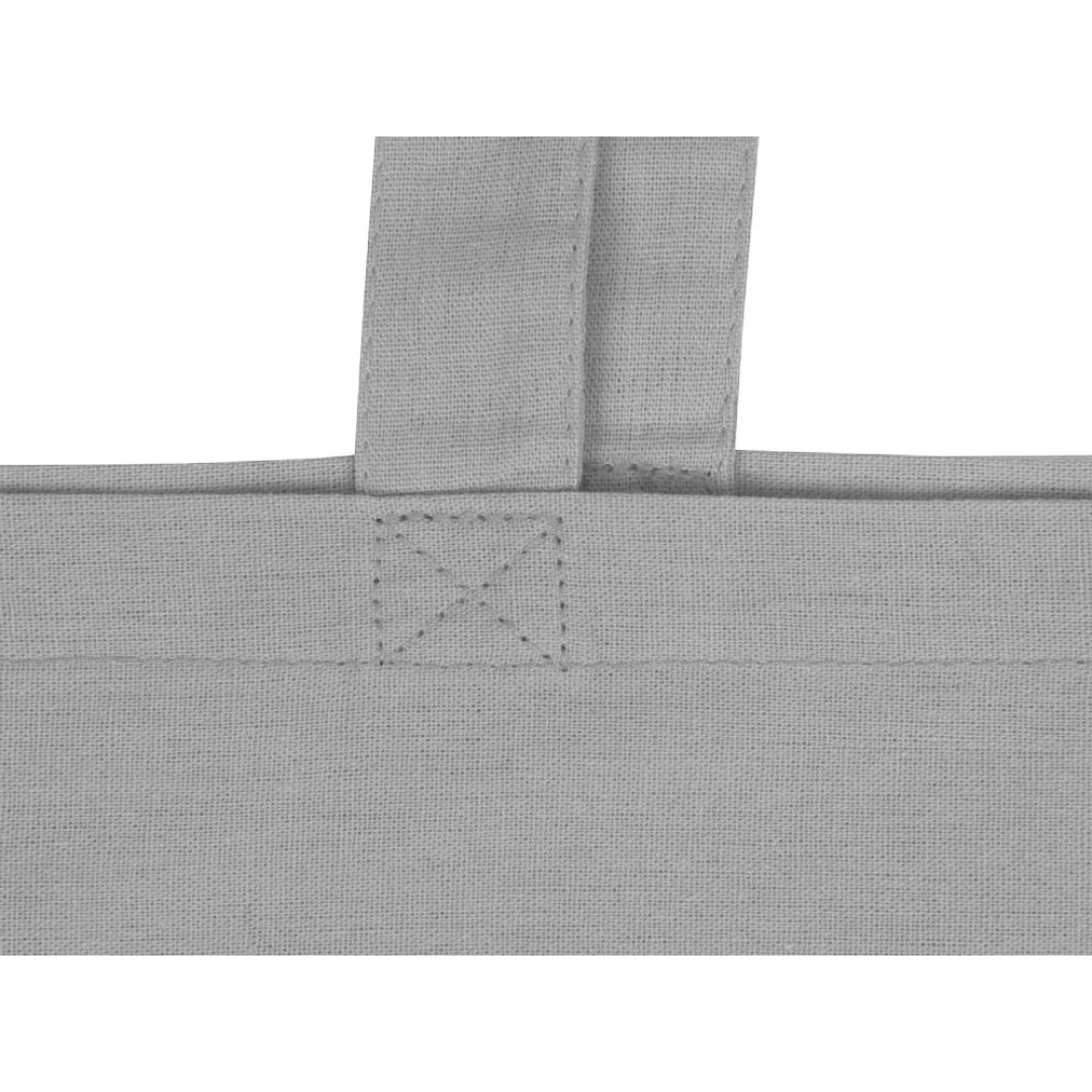 Сумка для шопинга Carryme 140 хлопковая, 140 г/м2, серый (P)