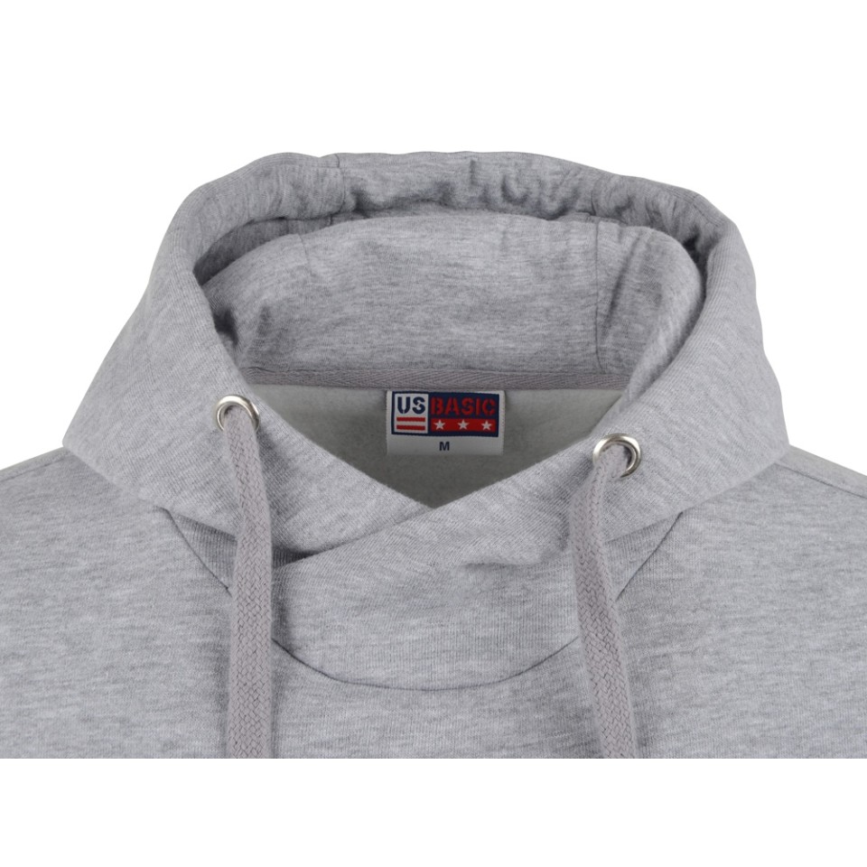 Толстовка унисекс "Stream" с капюшоном, серый меланж