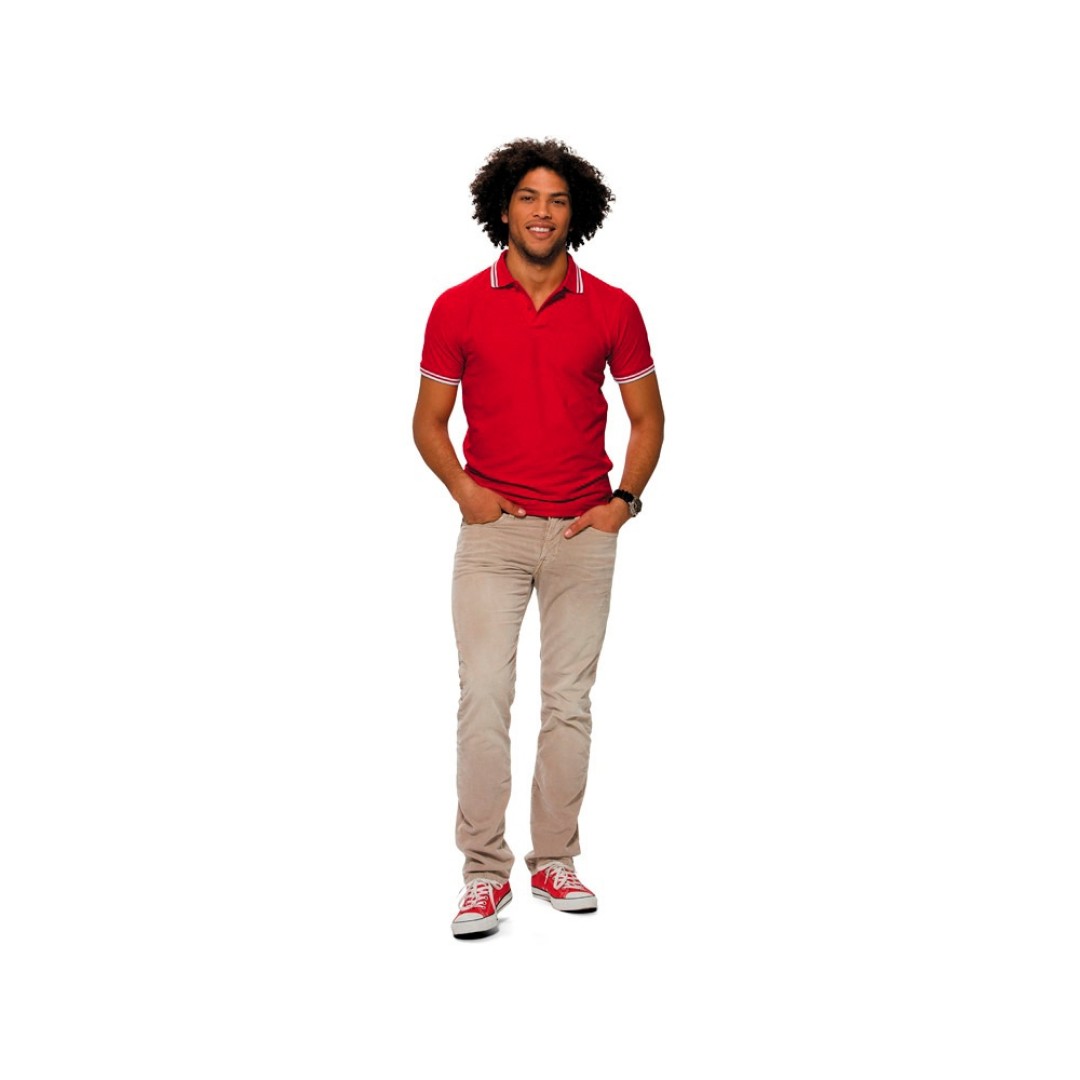 Рубашка поло "Erie" мужская, красный