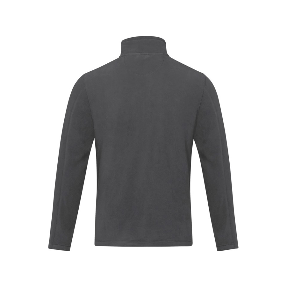 Мужская флисовая куртка Amber на молнии из переработанных материалов по стандарту GRS, storm grey