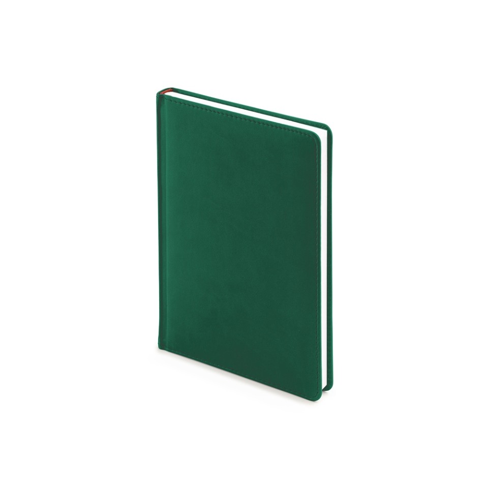 Ежедневник А5 датированный «Velvet» 2025, темно-зеленый