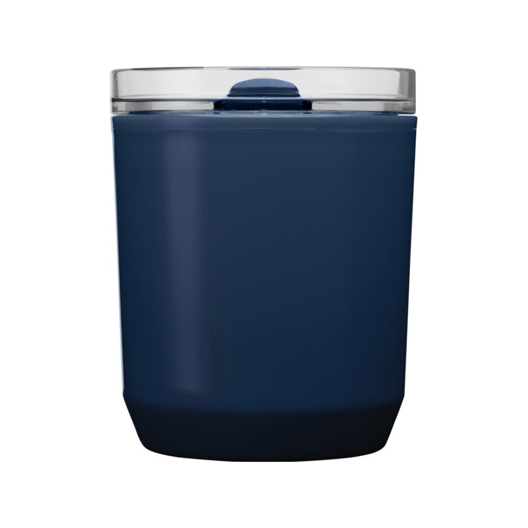 Hudson кружка из переработанного пластика с двойными стенками объемом 180 мл, темно-синий