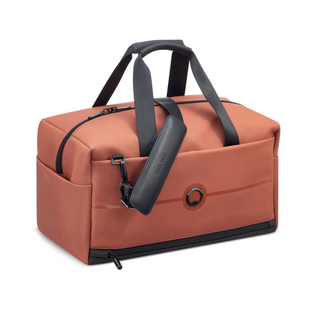 Сумка дорожная DELSEY, TURENNE, 26л, красно-коричневый