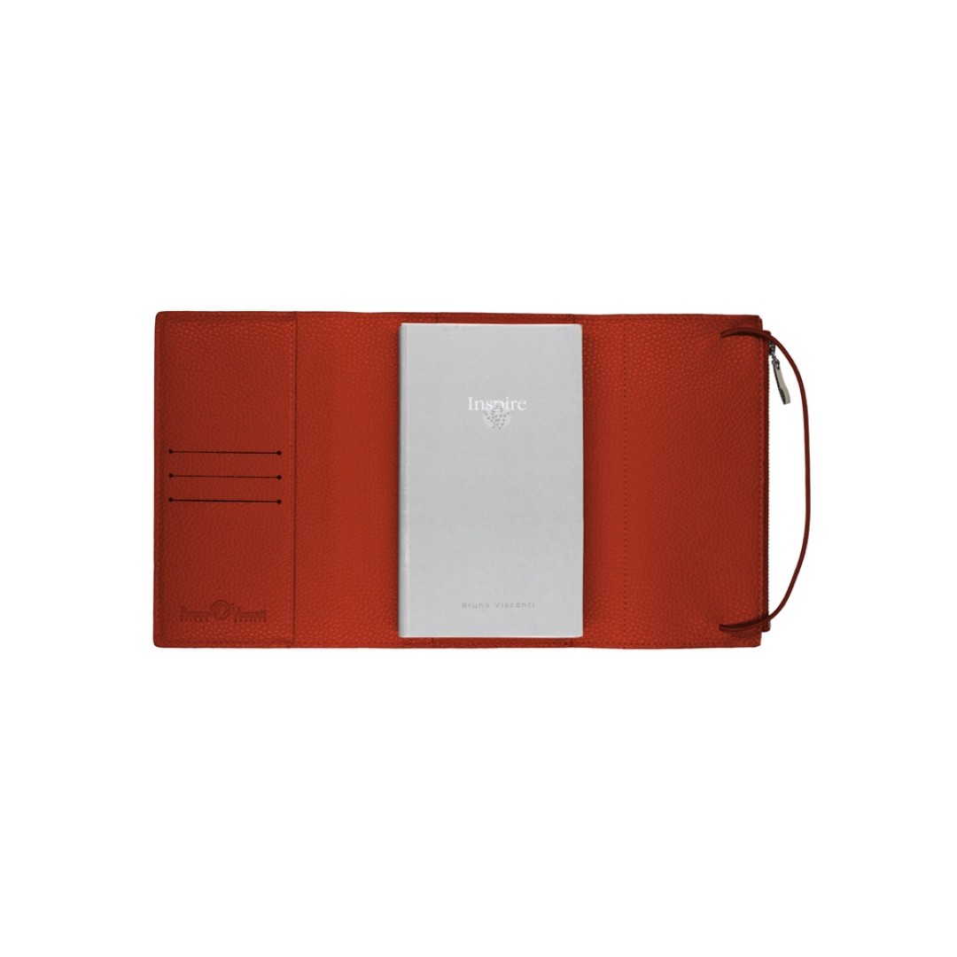 Ежедневник недатированный  А5- "Dolce Vita"  (красный)