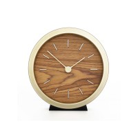 Часы настенные "Gracie" XS, натуральные с золотистым