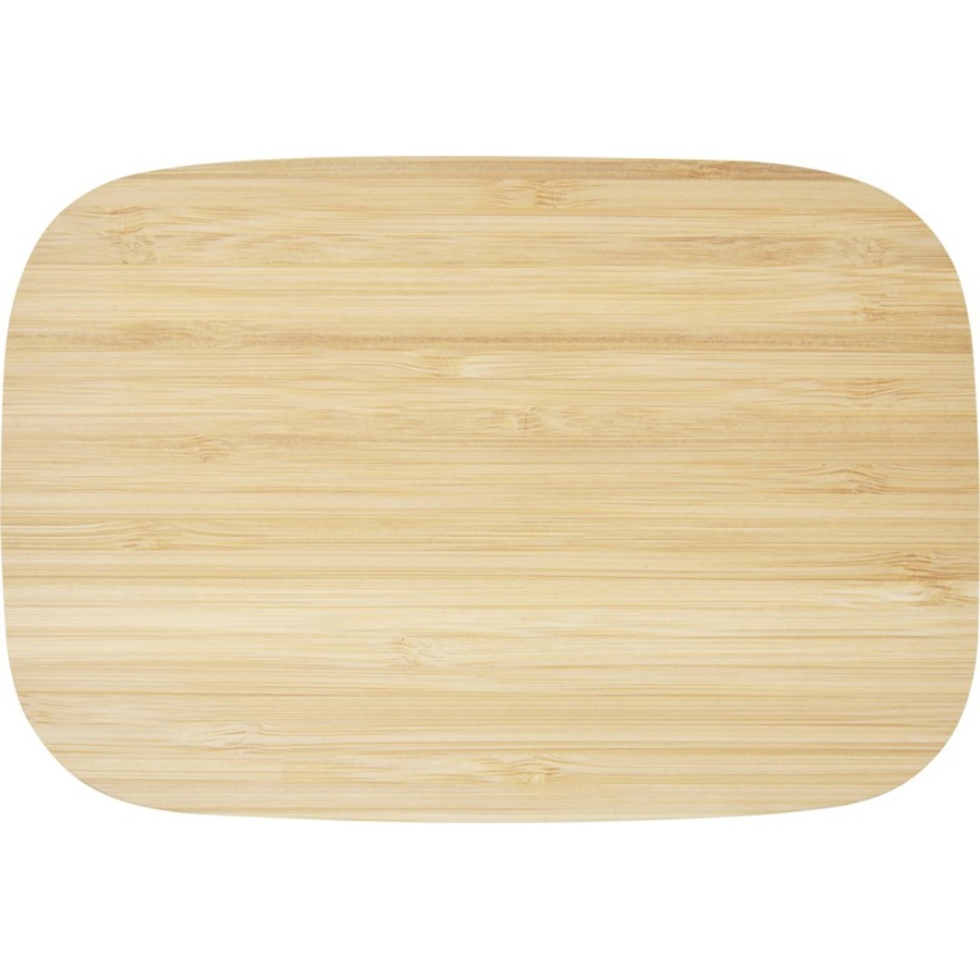 Tite Контейнер для обеда из нержавеющей стали с бамбуковой крышкой, серебристый