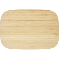 Tite Контейнер для обеда из нержавеющей стали с бамбуковой крышкой, серебристый