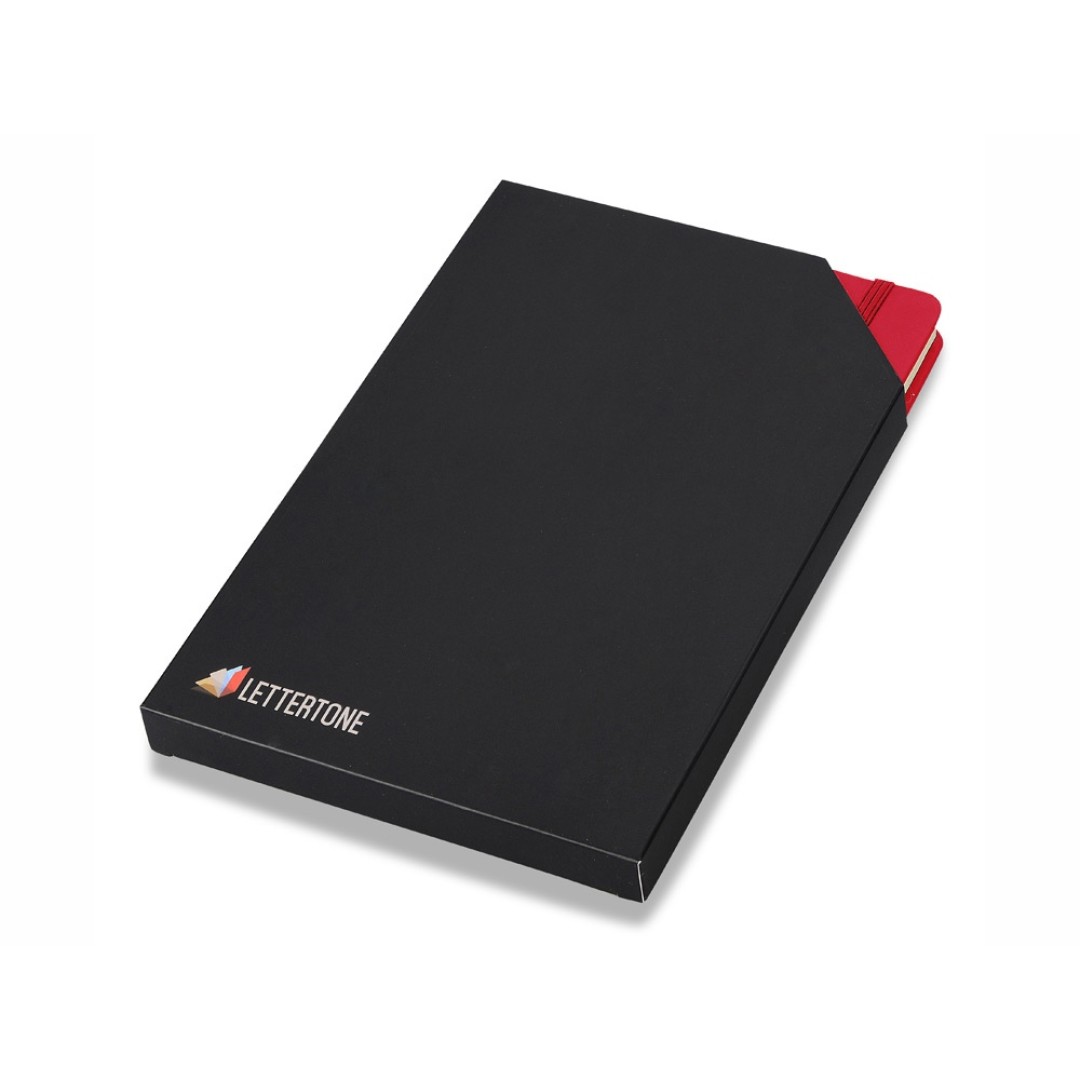Блокнот А6 "Vision", Lettertone, красный
