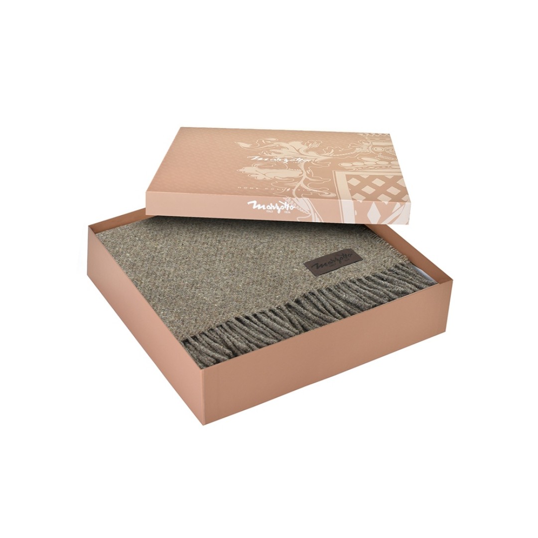 Плед MARZOTTO AREQUIPA 1007, коричневый