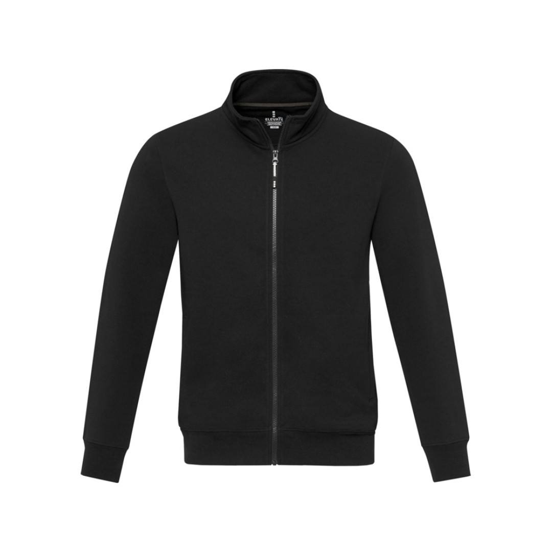 Galena унисекс-свитер с полноразмерной молнией из переработанных материалов Aware™  - Черный