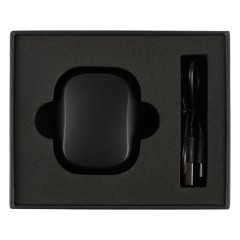 Беспроводные наушники с шумоподавлением c подсветкой лого «Lites», черные