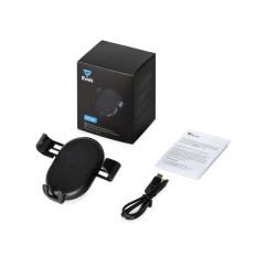 Автомобильное беспроводное зарядное устройство "Mobi", 5 Вт, черный